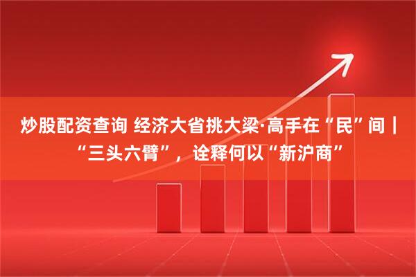 炒股配资查询 经济大省挑大梁·高手在“民”间｜“三头六臂”，诠释何以“新沪商”